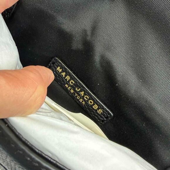 Marc Jacobs H107L01FA21 Mini Leather Crossbody Bag in Black - Picture 2 of 7